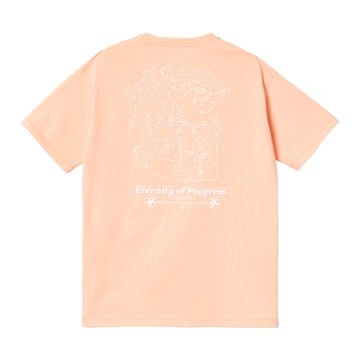 Carhartt WIP T-shirt W  s/s Grapefruit / White
